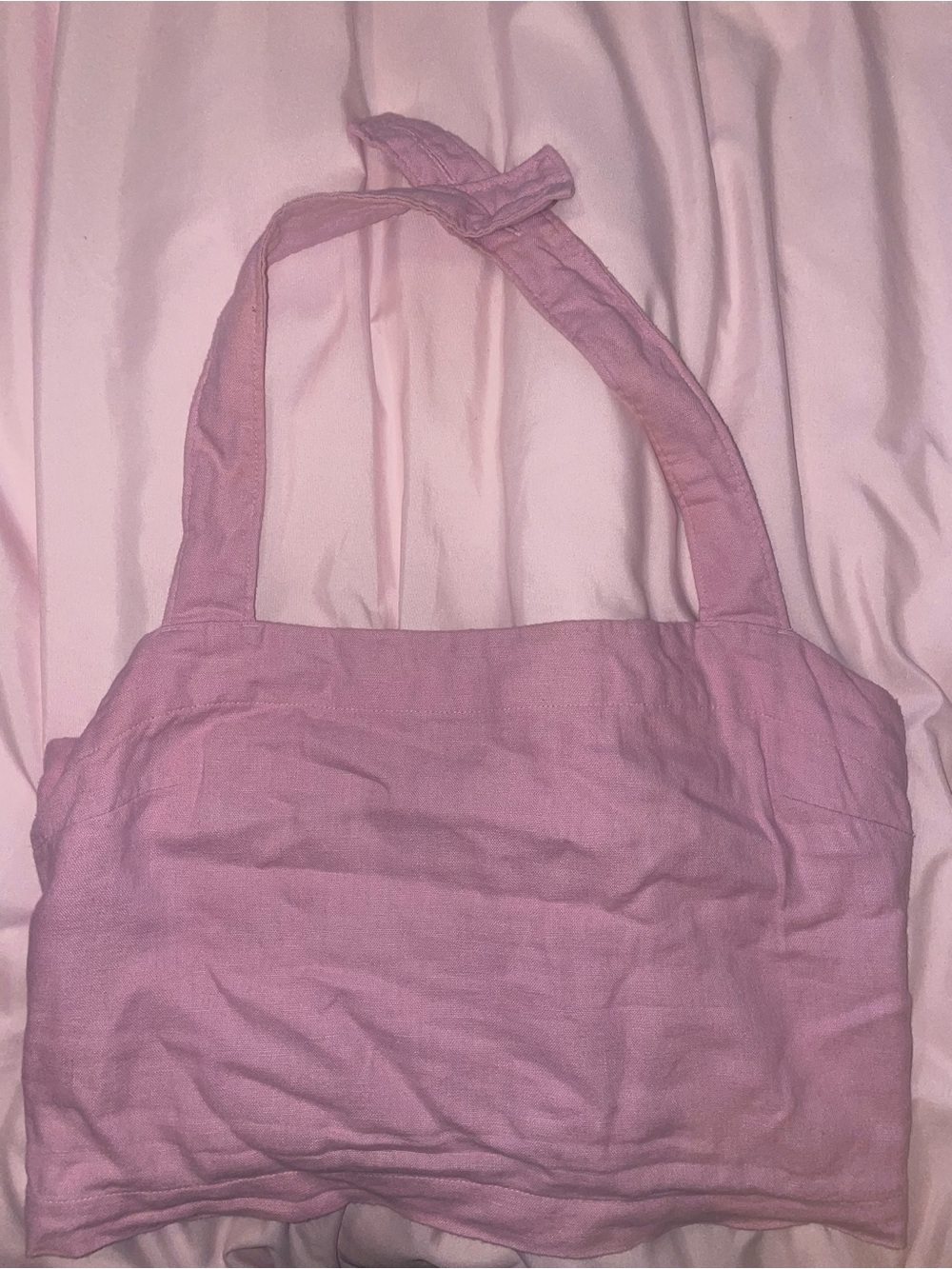 Abercrombie & Fitch Pink Crop Top Tank